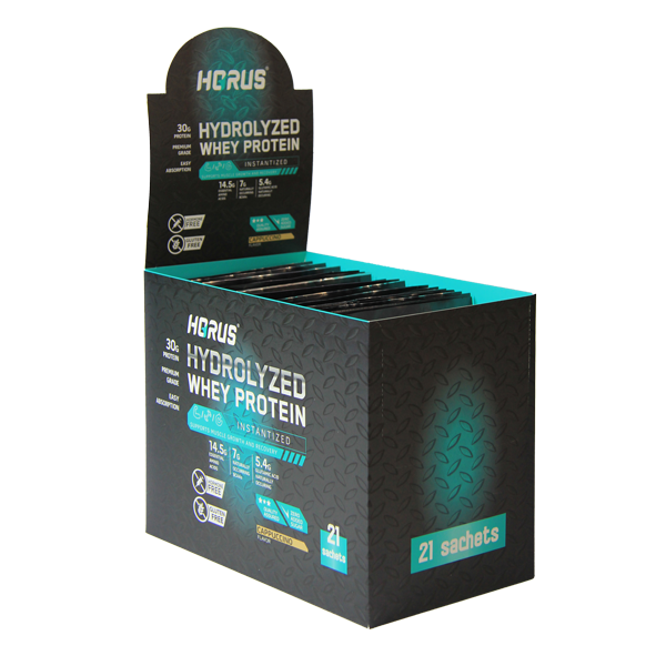 HORUS-Hydrolyzed Whey Protein, 21 Sachets (21 Servings)