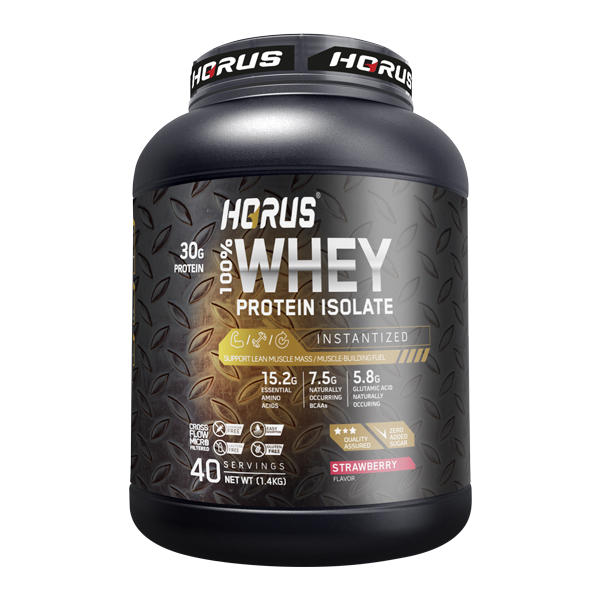 HORUS-100% Whey Protein Isolate (1.4 Kg - 40 Servings) 