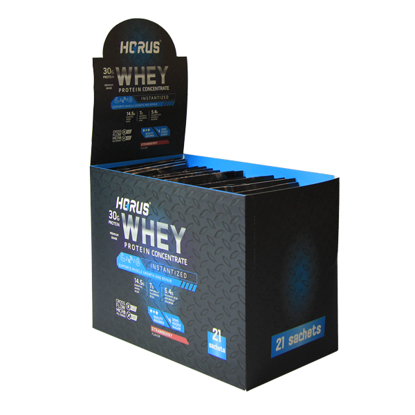 HORUS-Whey Protein Concentrate - 21 Sachets (21 Servings)