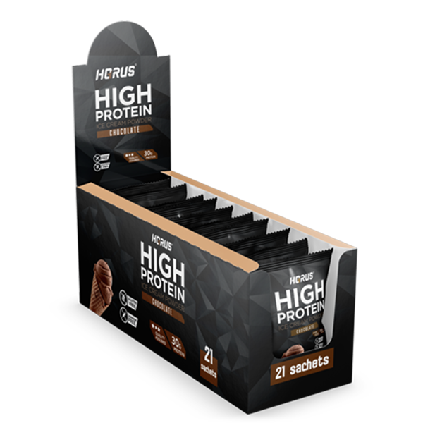 HORUS-High Protein Ice Cream, 21 Sachets (21 Servings)