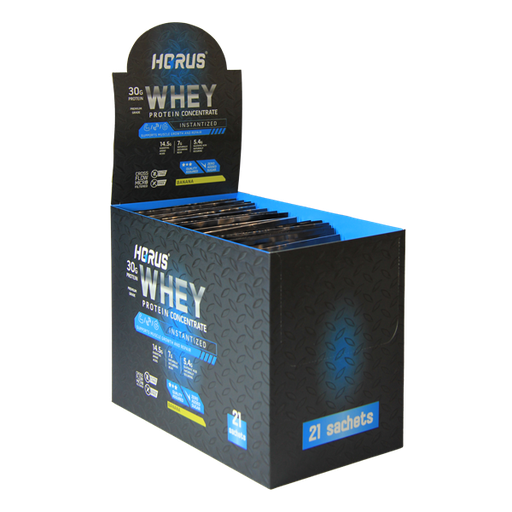 HORUS-Whey Protein Concentrate - 21 Sachets (21 Servings)