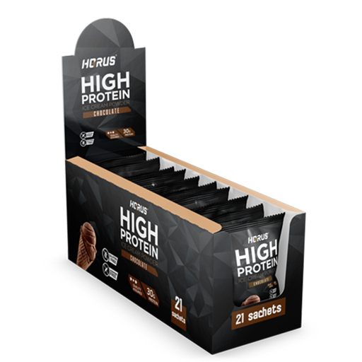 HORUS-High Protein Ice Cream, 21 Sachets (21 Servings)