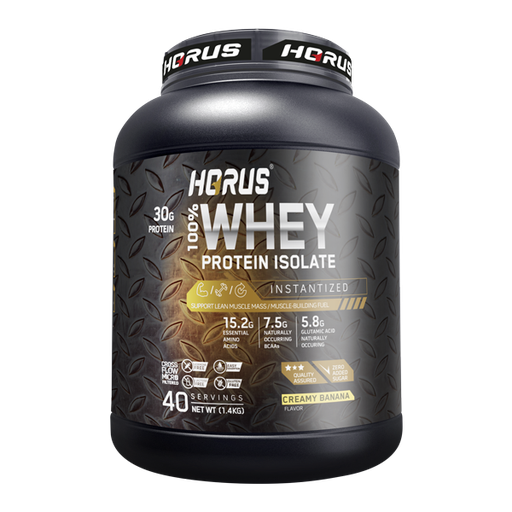 HORUS-100% Whey Protein Isolate (1.4 Kg - 40 Servings) 